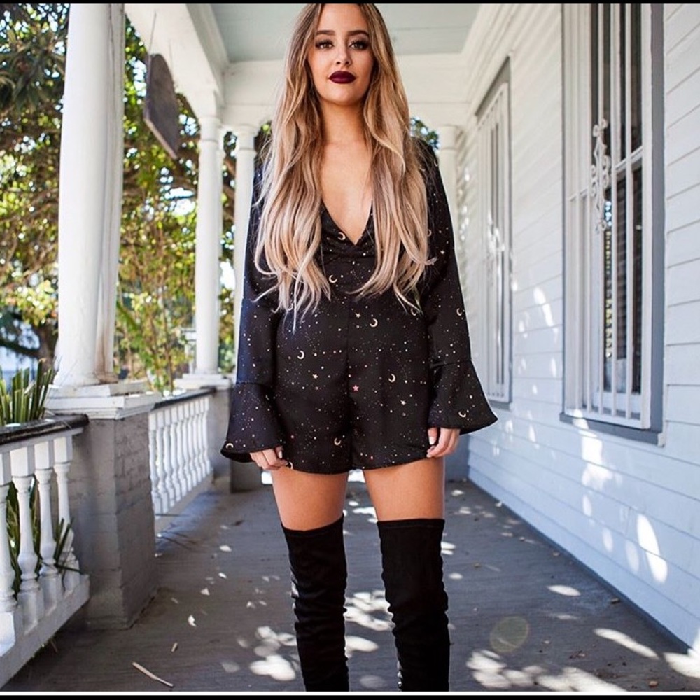 Adorable Star and Moon Romper ⭐️ 🌙